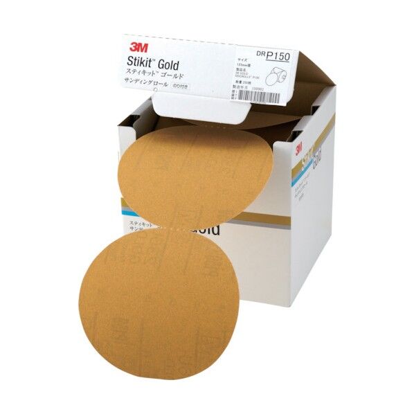 スティキットゴールドディスクロール DRGOL125 P150