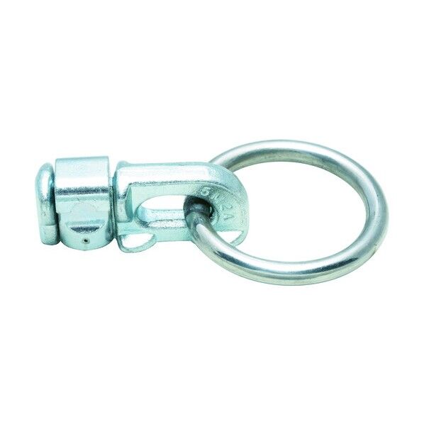 allsafeエアラインレール用端末金具ダブルスタッドフィッティングリング付