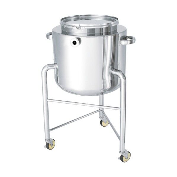 鏡板型耐圧ジャケット密閉容器 バンド式 断熱槽・脚付 80L DT-CTL-TJJ-L-47 1点