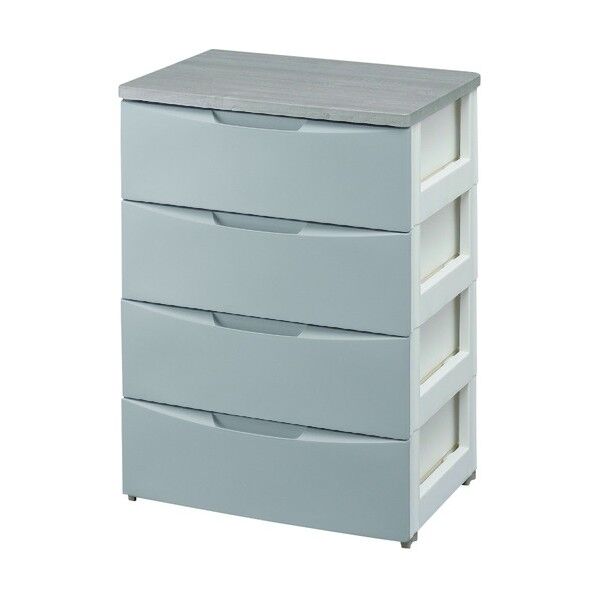 デザインウッドトップチェスト グレー DW-554 1点