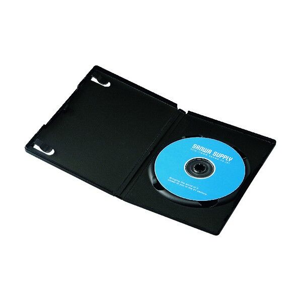 DVDトールケース 1枚収納 DVD-TN1-03BK 3枚