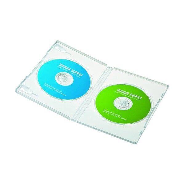 DVDトールケース 2枚収納 DVD-TN2-10C 10枚