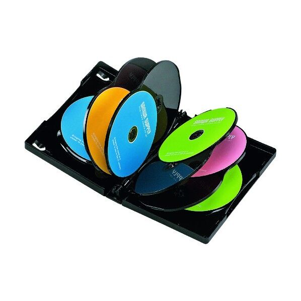 DVDトールケース 10枚収納 DVD-TW10-03BK 3枚