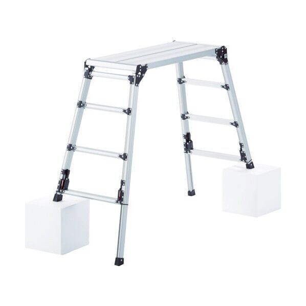 四脚アジャスト式足場台(脚部伸縮式)