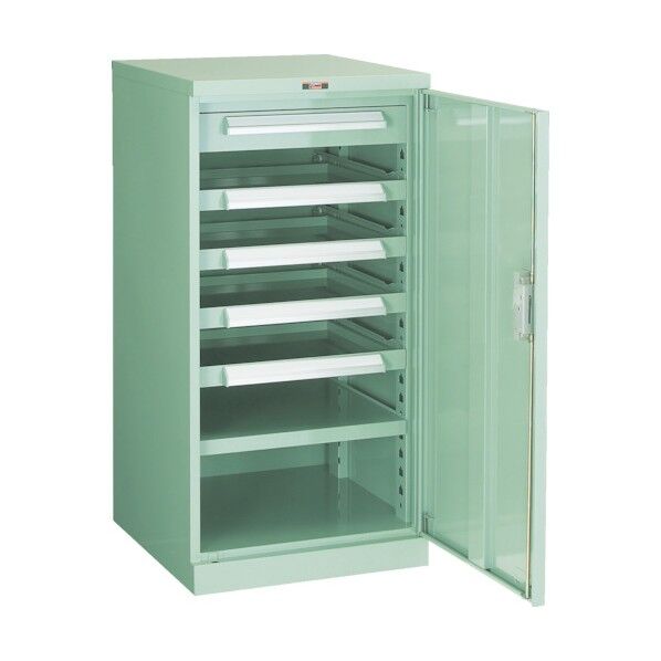 スライド工具キャビネット DX型 (フラット天板タイプ) 片開扉タイプ