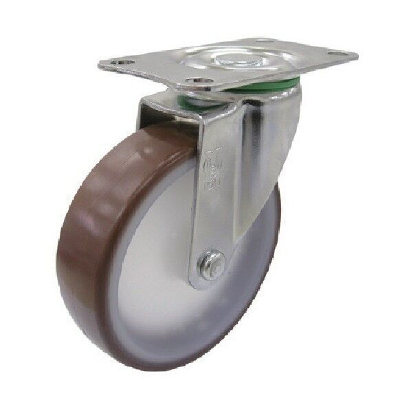 キャスター自在車径１００ウレタン車輪（ベアリング入） E-100UHF 1