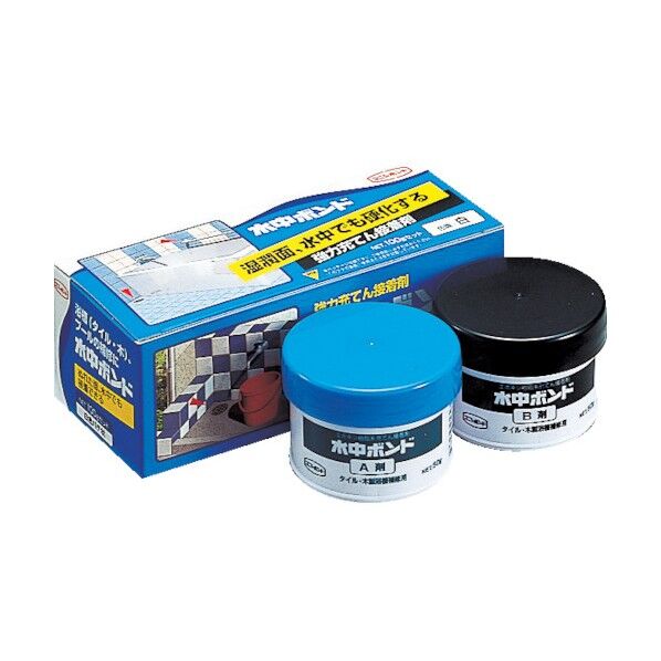 水中硬化型パテ状接着剤 水中ボンドE380