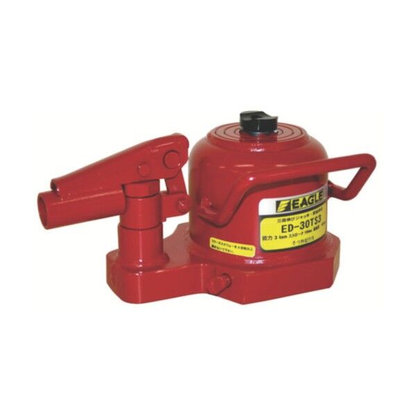 イーグル 3段伸び・レバー回転油圧ジャッキ能力3t ED30TS3 1点