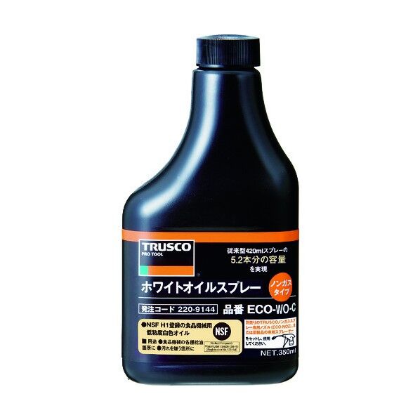 トラスコ(TRUSCO) αホワイトオイルノンガスタイプ替ボトル350ml 88 x 48 x 172 mm ECO-WO-C...