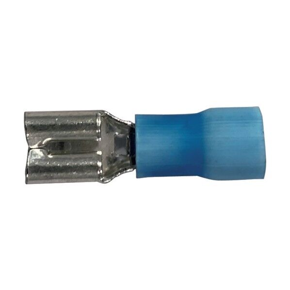 ビニール絶縁被覆付圧着端子 メス型 電線サイズ:AWG16~14/1.25~2sq 250タブ用 EDV14-250B-Q 25個