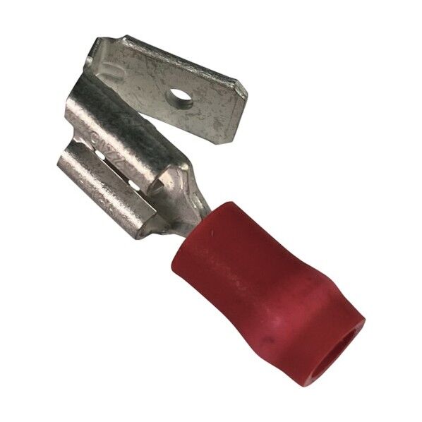 ストロングホールド Piggy Back ビニール絶縁被覆付圧着端子 電線サイズ:AWG22~18/0.3~0.75sq 250タブ用 EDV18-250P-Q 25個