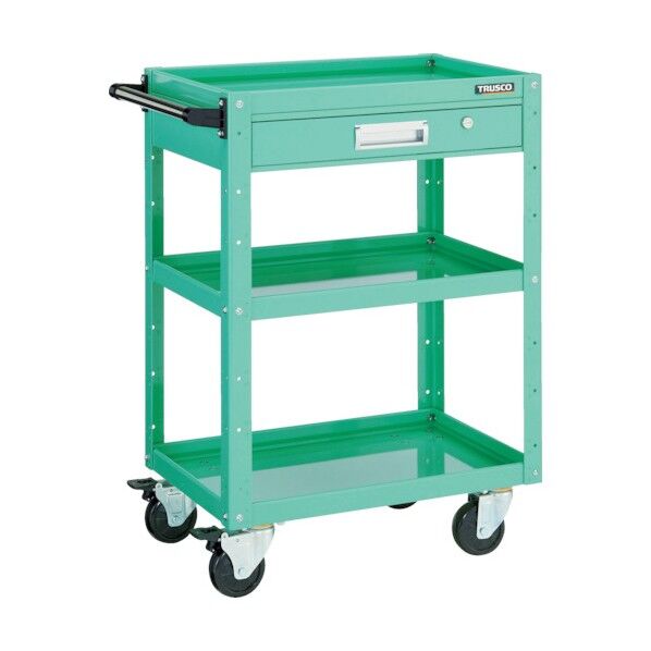 イーグルワゴン (ゴムキャスター4輪自在仕様・1段引出し付)