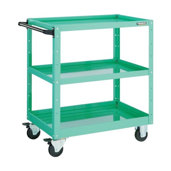 イーグルワゴン (ゴムキャスター・浅型棚板2段・深型棚板1段)