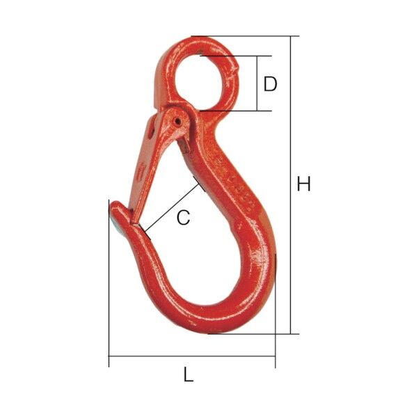 eフック (ラッチ付)