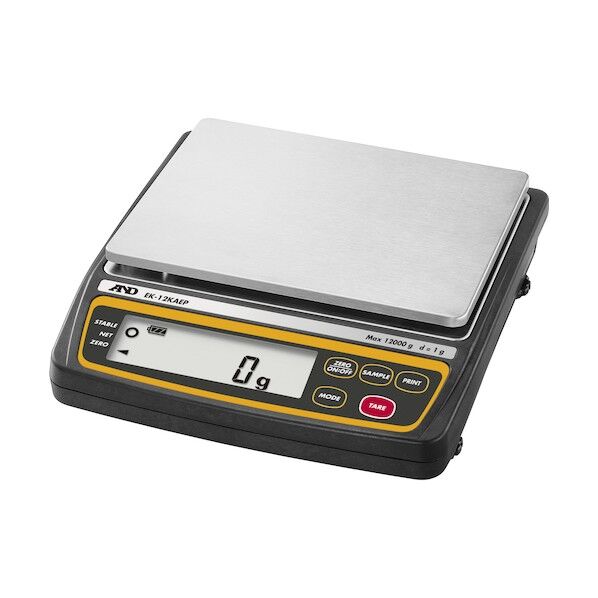 エー・アンド・デイ 本質安全防爆構造パーソナル電子天びん EK-12KAEP ひょう量12000g×最小表示1g 一般校正付き EK12KAEP-JA-00A00 1台...