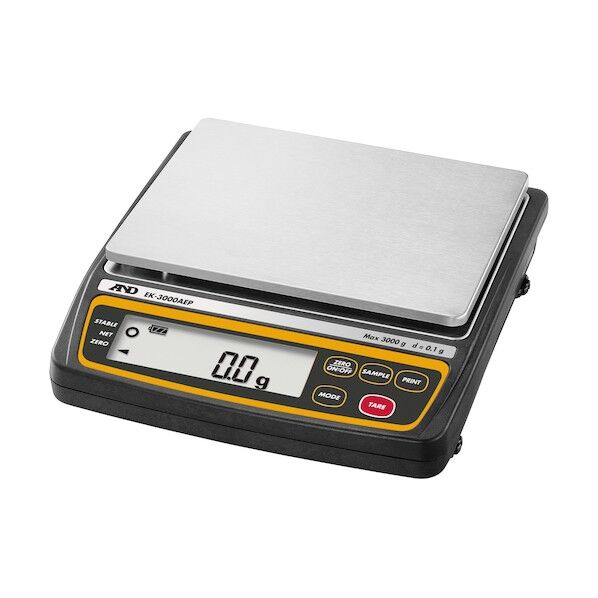 エー・アンド・デイ 本質安全防爆構造パーソナル電子天びん EK-3000AEP ひょう量3000g×最小表示0.1g 一般校正付き EK3000AEP-JA-00A00 1台...