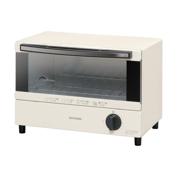 アイリスオーヤマ オーブントースター ホワイト EOT-011-W 1点...