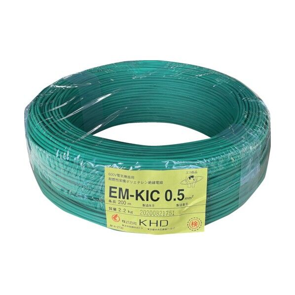 EM-KIC0.5 緑 200m EMKIC0.5SQ-10-200M 1点