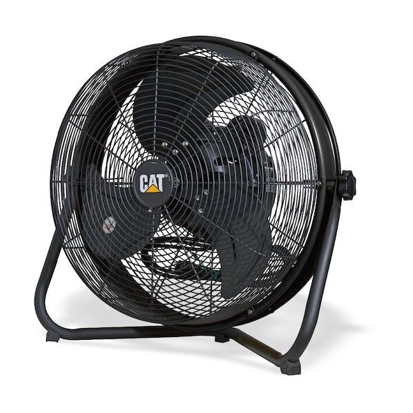 キャタピラー社 工場扇 45cm(壁・床タイプ)羽根軸360°回転機能付 ブラック EEMF-18S180BK 1点