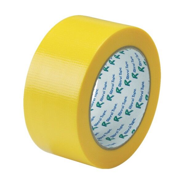 リンレイテープ 包装用PEワリフテープ EF674 50×25 黄色 EF674-50X25-YW 1