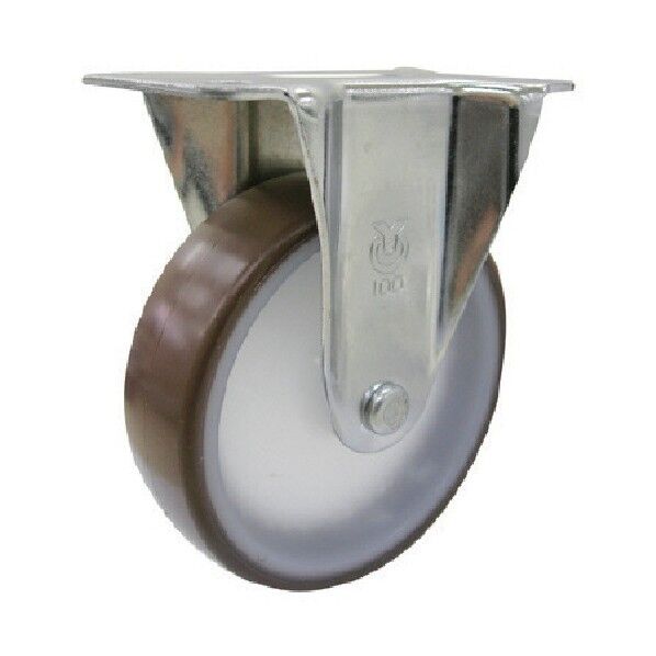 キャスター固定車径100ウレタン車輪(ベアリング入) ER-100UHF 1