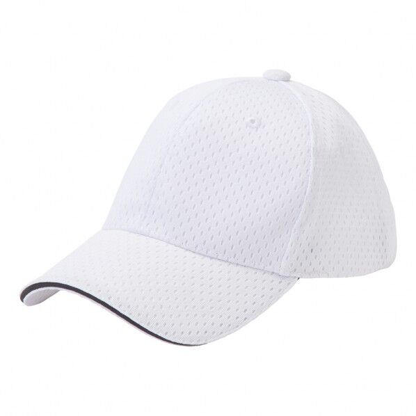 スポーツメッシュキャップ(5800) 001ホワイト F 66325 1個