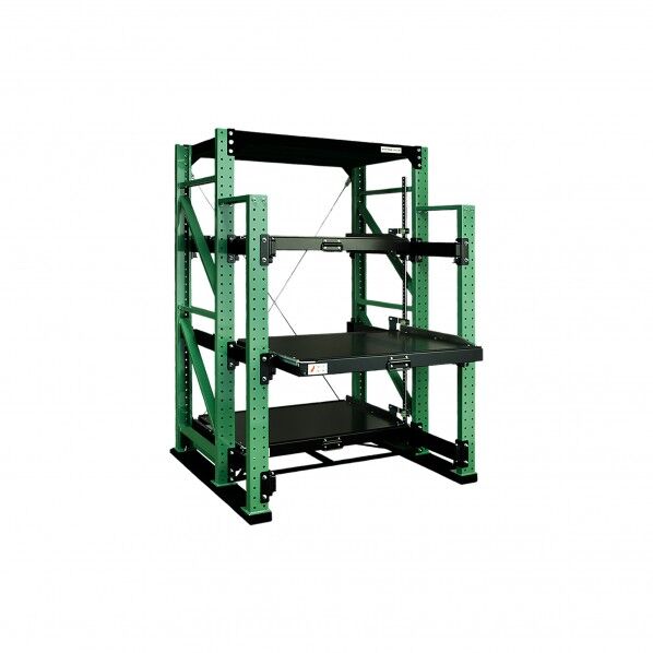 スライドラック(フルストローク/1000kg段/単体タイプ) NSDR-14FTG 1台...