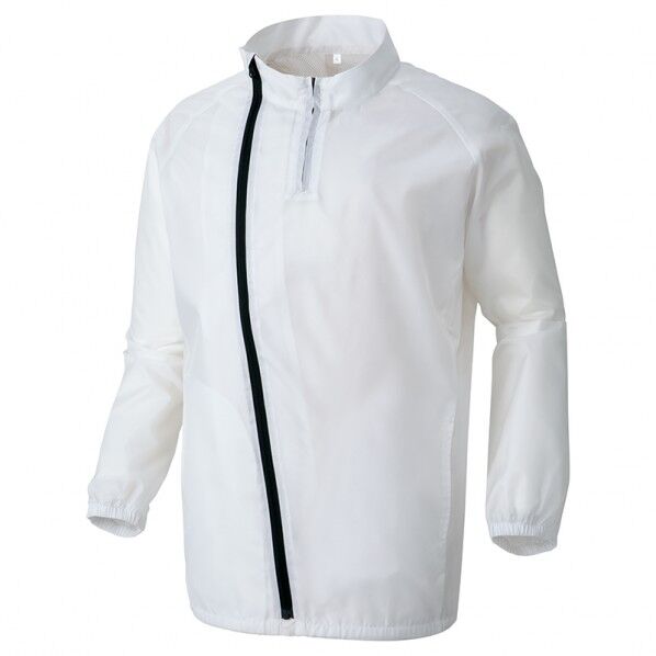 フロントプリンタブルブルゾン(男女兼用) 001ホワイト S 50121 1着