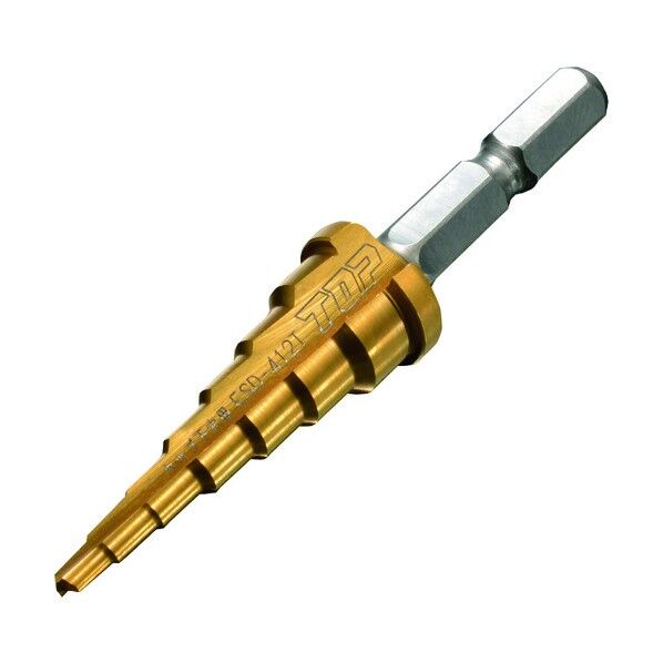 TOP電動ドリル用タップ下穴用ステップドリル 7段