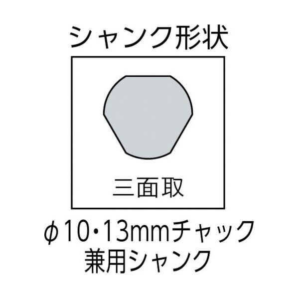 ユニカ ＥＳコアドリル乾式ダイヤ２９ｍｍストレートシャンク ES-D29ST 1点
