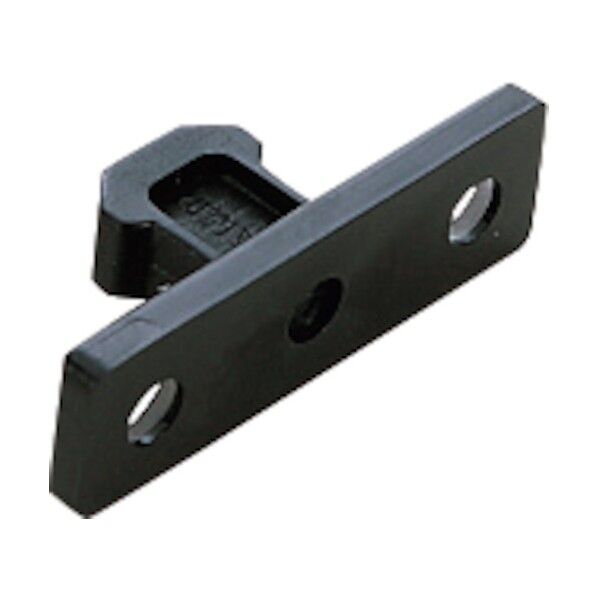 プッシュラッチESN-195用ワンタッチ取付ストライク ブラック ESN-195-ST(140-014-075) 1