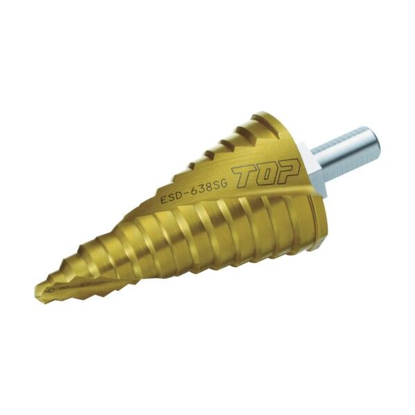 TOP丸軸シャンクスパイラルステップドリル