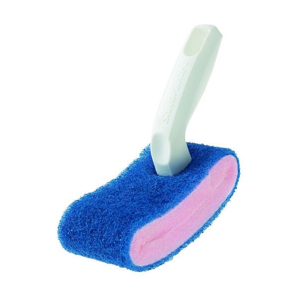 スコッチ・ブライト トイレ用柄ツキスポンジタワシ 69g ブルー/ピンク ET BST