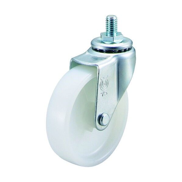 ねじ込み式キャスターナイロン車輪自在Φ75