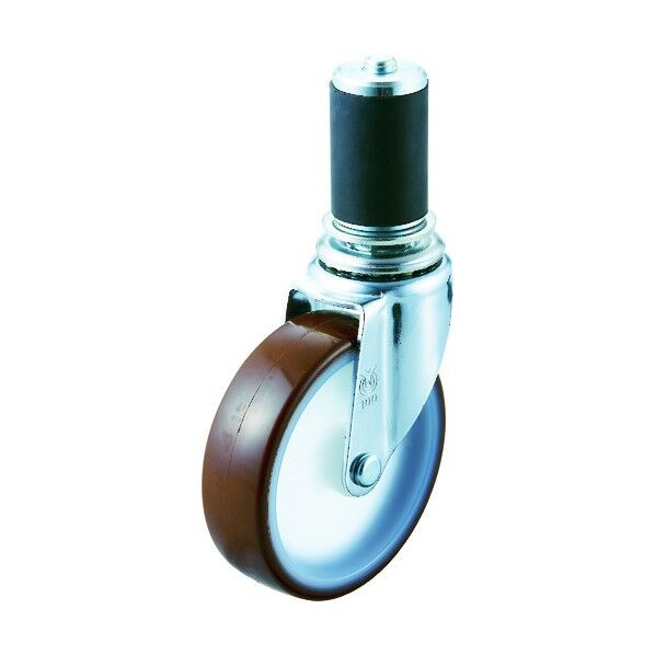 パイプ差し込み式キャスター ETFシリーズ (ナイロンホイールウレタン車) 自在