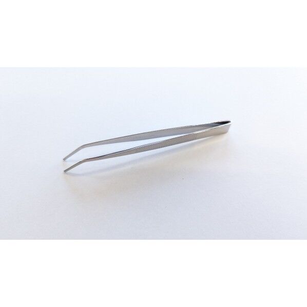 ステンピンセット外科用箱入125曲P-12