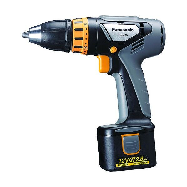 充電ドリルドライバー12V 黒 EZ6470NKN-B 1点