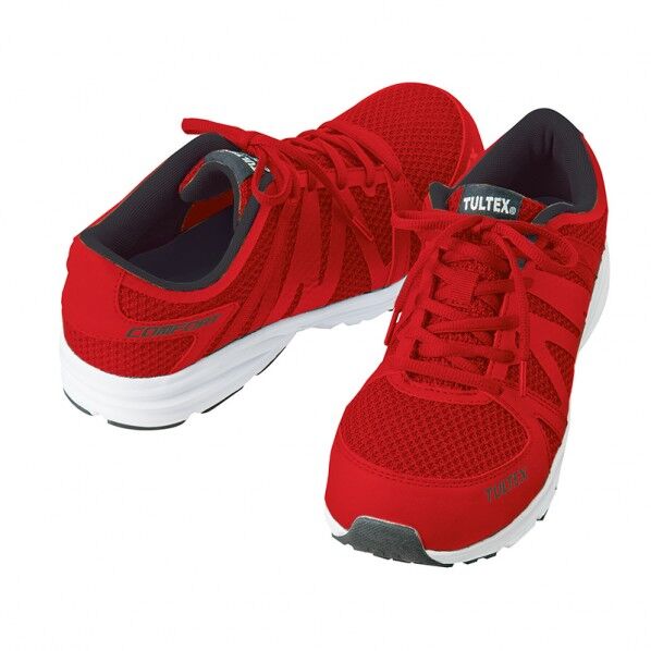 セーフティーシューズ（男女兼用） 009レッド 24.5 51649 1