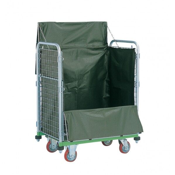 K運搬台車メッシュパックロール シルバー 本体外寸119×75cm 682B 1台