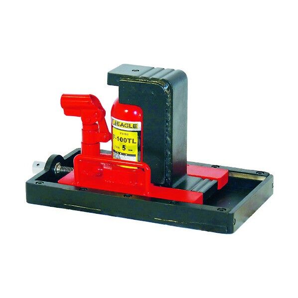 送り台タイプ爪つきジャッキF-100TL5t