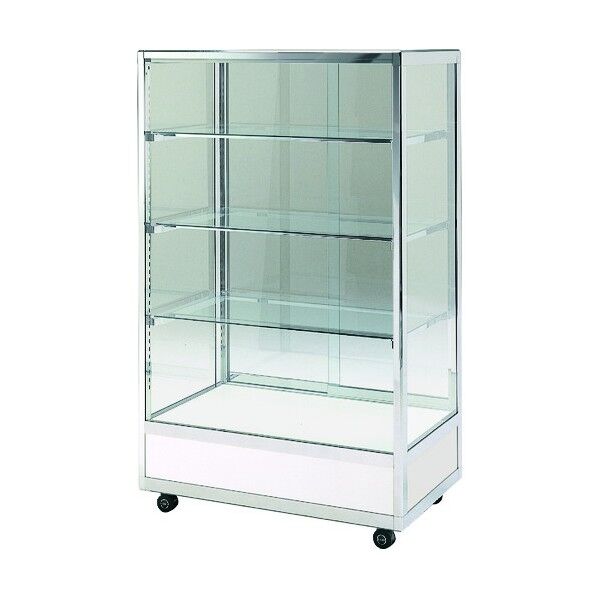 エクシード ハイケースF クロームメッキ プッシュ錠付 1500×450 F15-451-C-P 1点