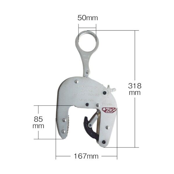 CU-M型(80)250KGU字溝竪吊クランプ