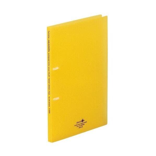 AQUA DROPs フラット・ツイストリングファイル 黄 240×16×306mm F5000-5 1点