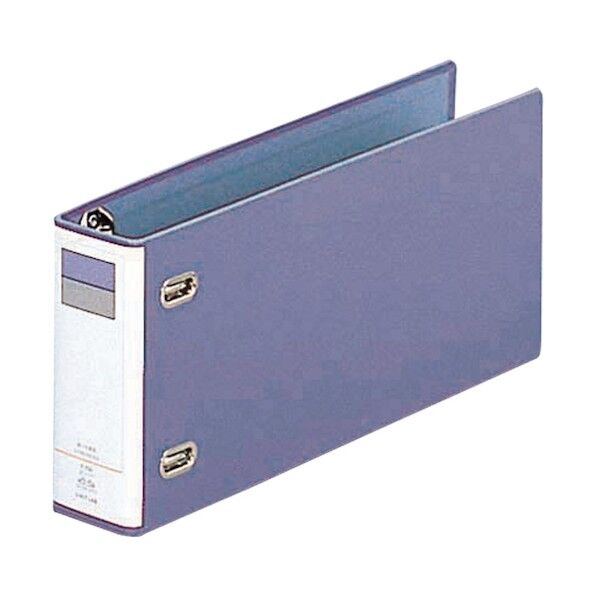 D型リングファイル ブルーバイオレット 315×51×138mm F750 1点