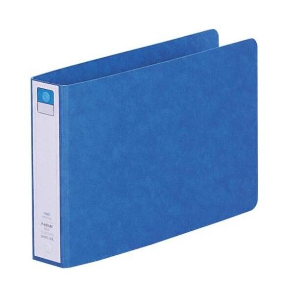 リングファイル(ツイストリング)B6/E 藍 210×35×138mm F830UN-5 1点
