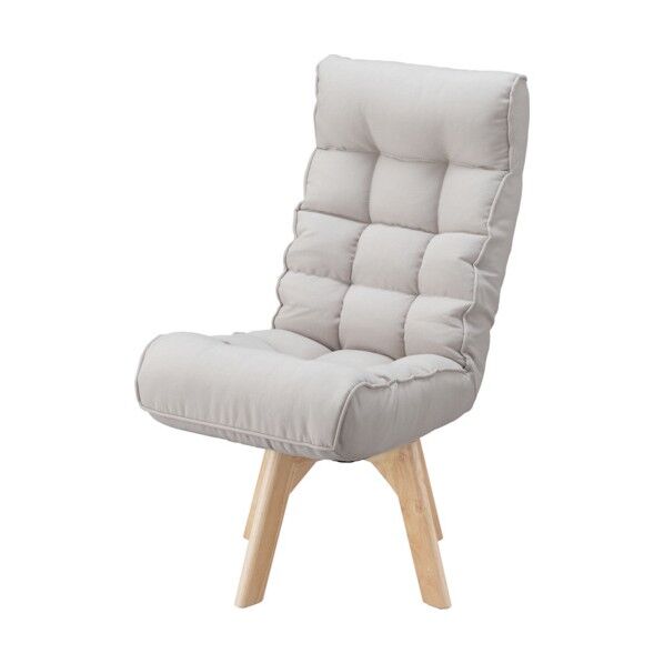 517734 カイテンファブリックチェア アイボリー FAC-K-C 1点