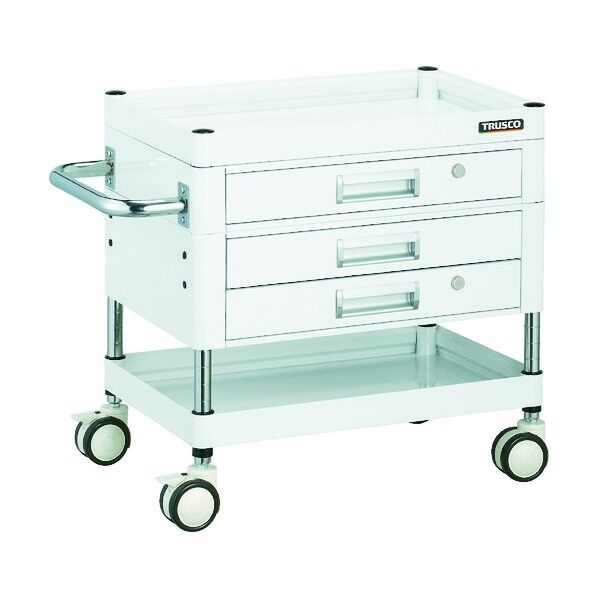 ファルコンワゴン (ウレタン双輪車輪・2段・薄型1段引出し付)