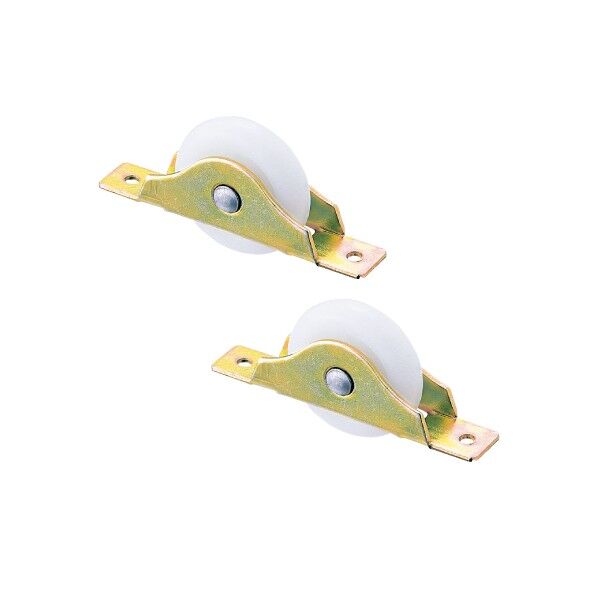 エクレV戸車 鉄枠 33mm 68×13.2×33mm 7235141 2パック