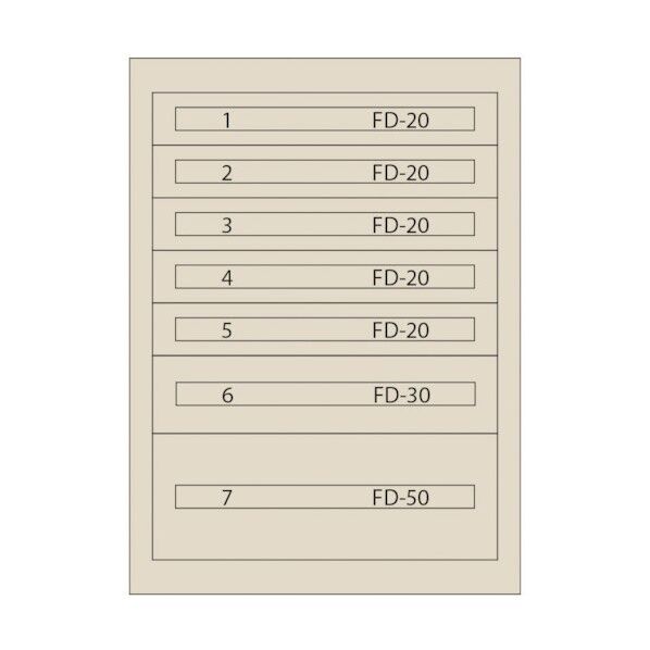 ムラテックKDS ファインキャビネット(塗装色:アイボリー) FC-180N-IV 1点