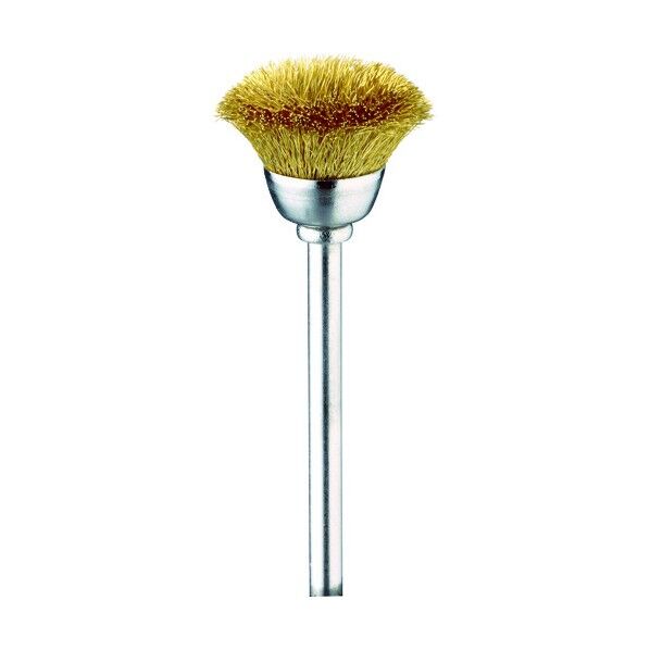 ミニモ金属ブラシカップ真鍮φ18